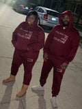 Burgundy MMC Premium Embroidered Fleece Unisex Jogger