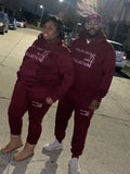 Burgundy MMC Premium Embroidered Fleece Unisex Jogger