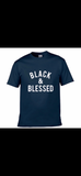 Black & Blessed Navy Blue T-Shirt