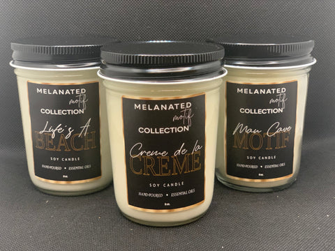 Melanated Motif Collection Home Edition Soy Candles