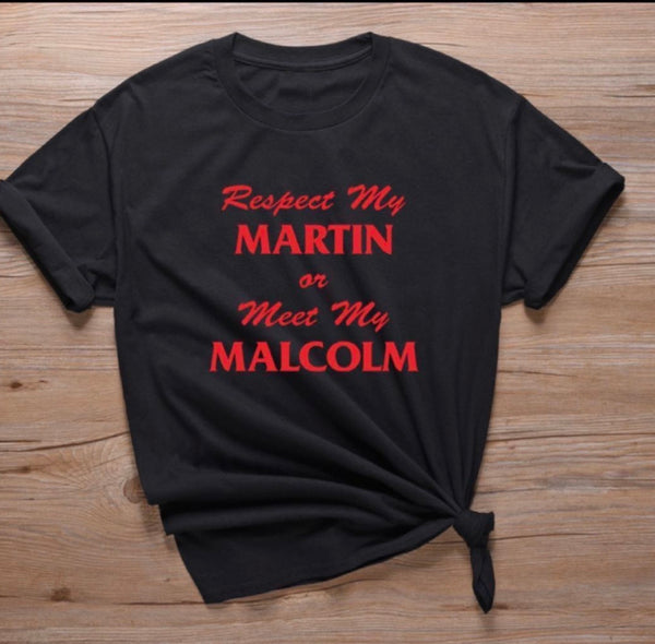 Respect My Martin Black & Red Unisex T-Shirt